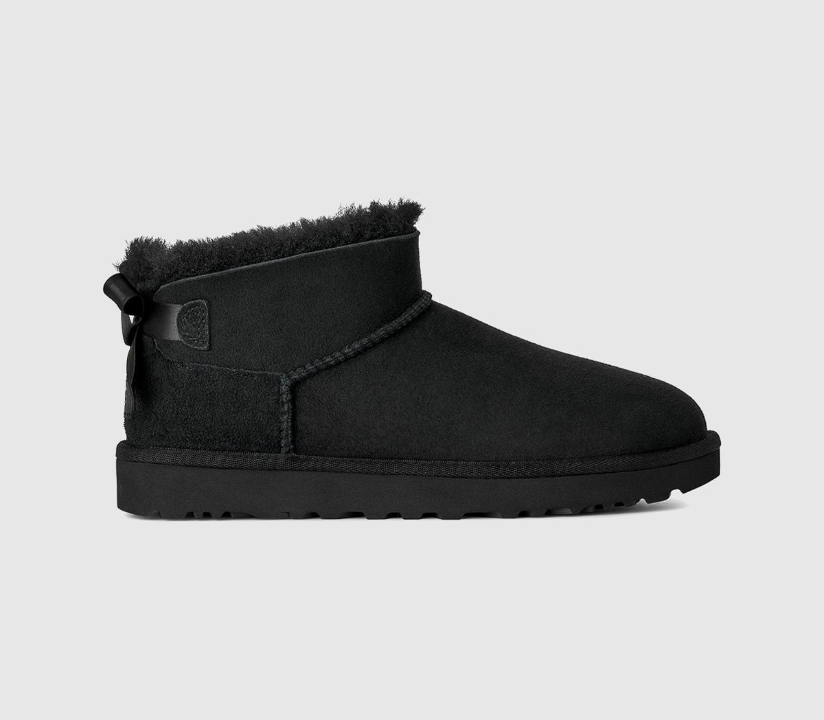 UGGUltra Mini Bailey Bow BootsBlack