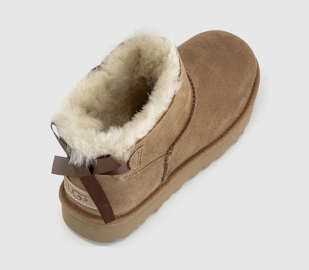 UGGUltra Mini Bailey Bow BootsChestnut