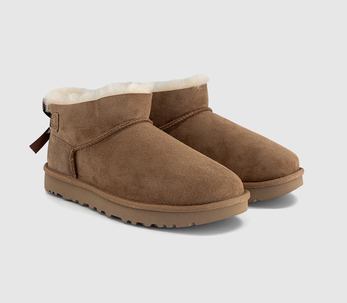 UGGUltra Mini Bailey Bow BootsChestnut