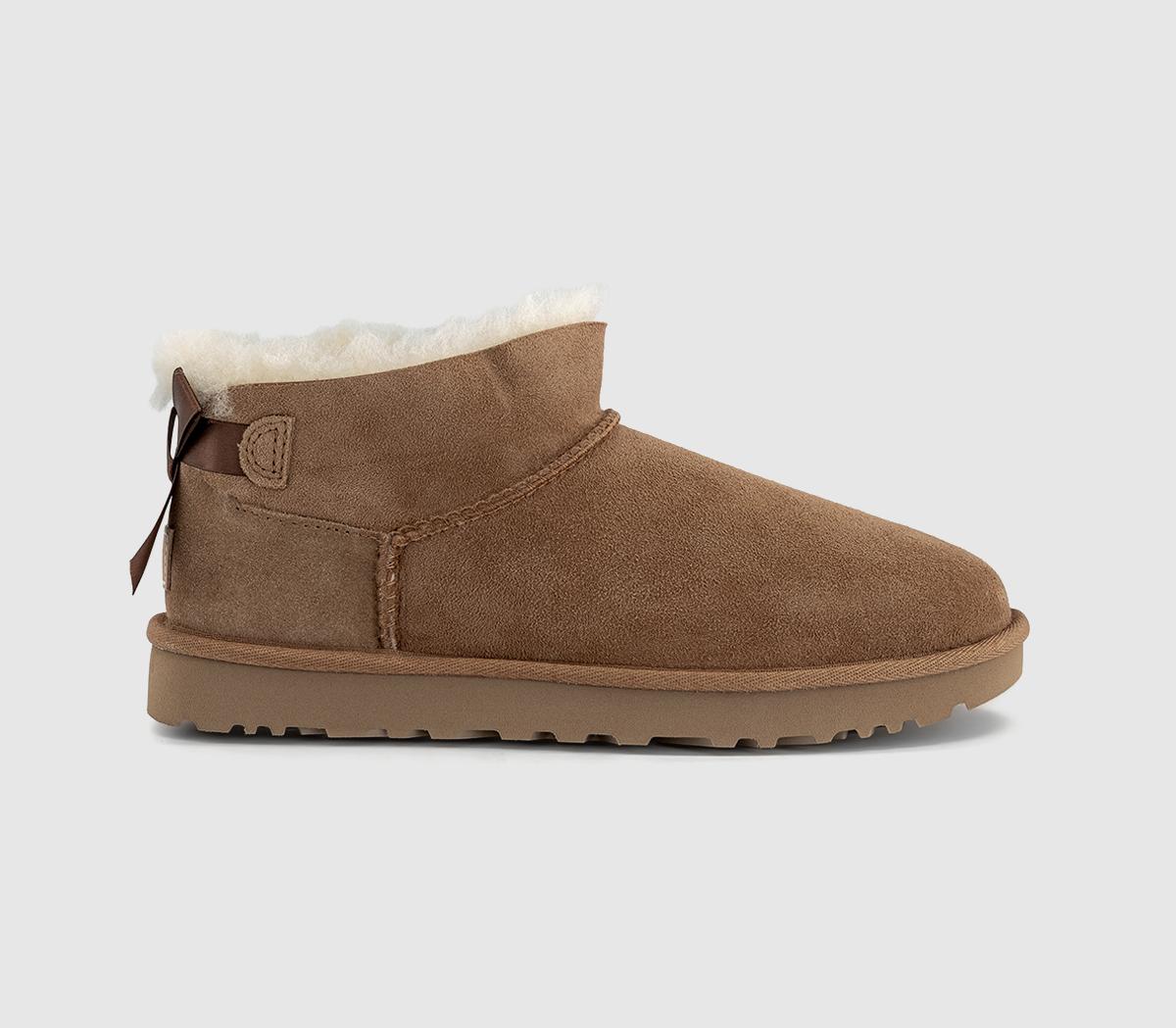 UGGUltra Mini Bailey Bow BootsChestnut