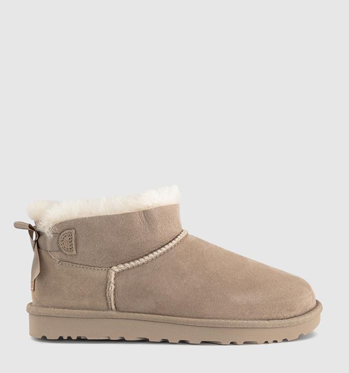UGG Ultra Mini Bailey Bow Boots Sand