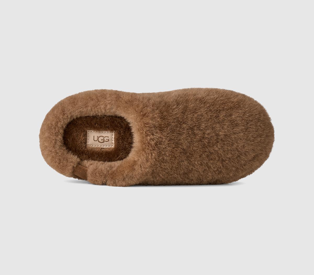 UGGElea Fluffed Slip OnLight Bronze