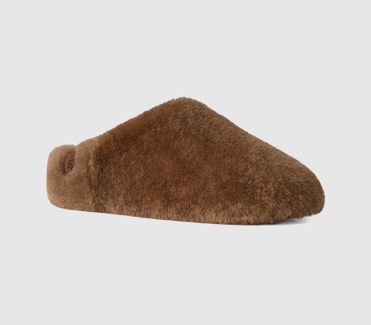 UGGElea Fluffed Slip OnLight Bronze