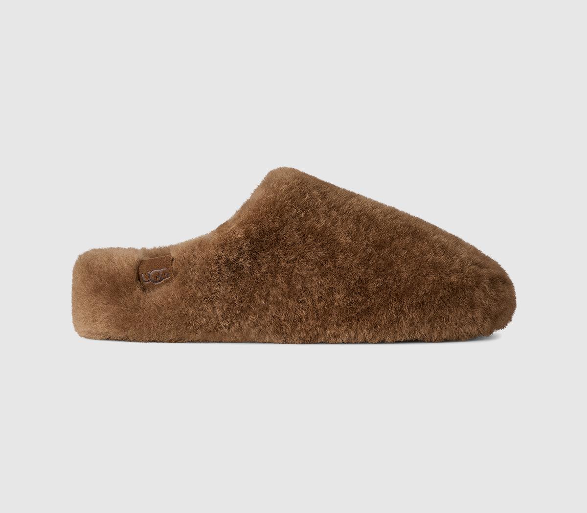 UGGElea Fluffed Slip OnLight Bronze