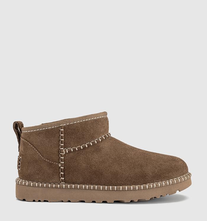 UGG Classic Ultra Mini Botanic Boots Light Bronze