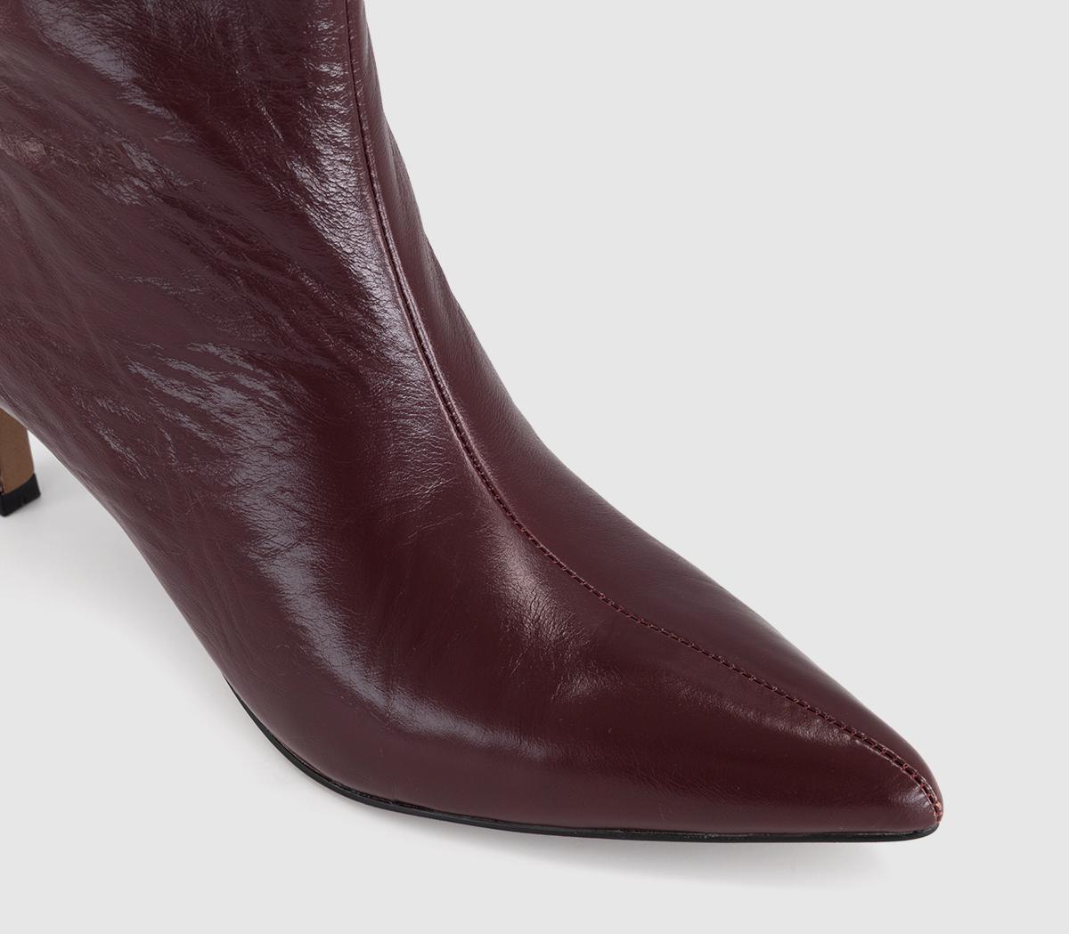 OFFICEKelly - Smart Knee BootBurgundy Leather