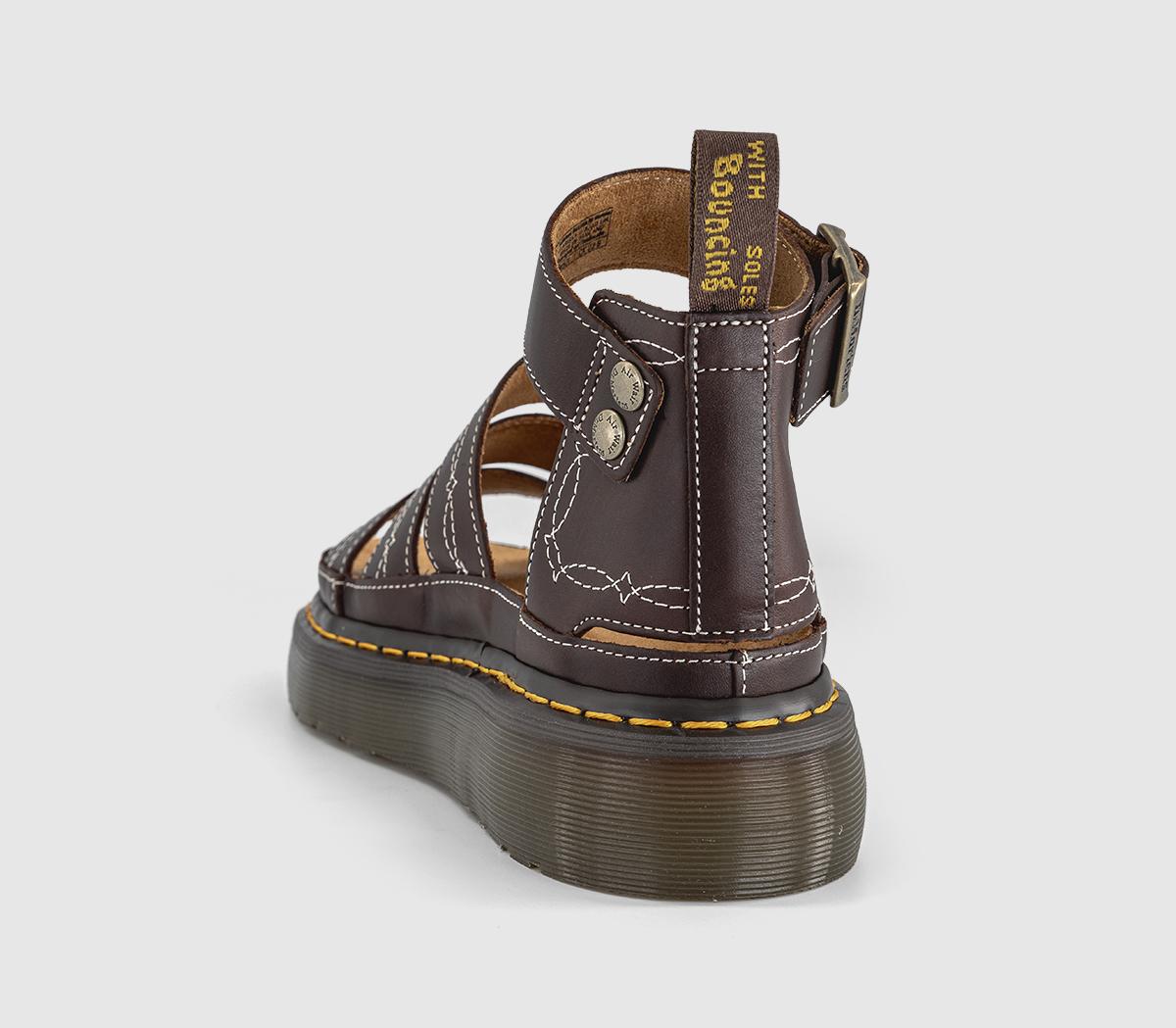 Dr. MartensClarissa Quad Rodeo SandalsDark Brown