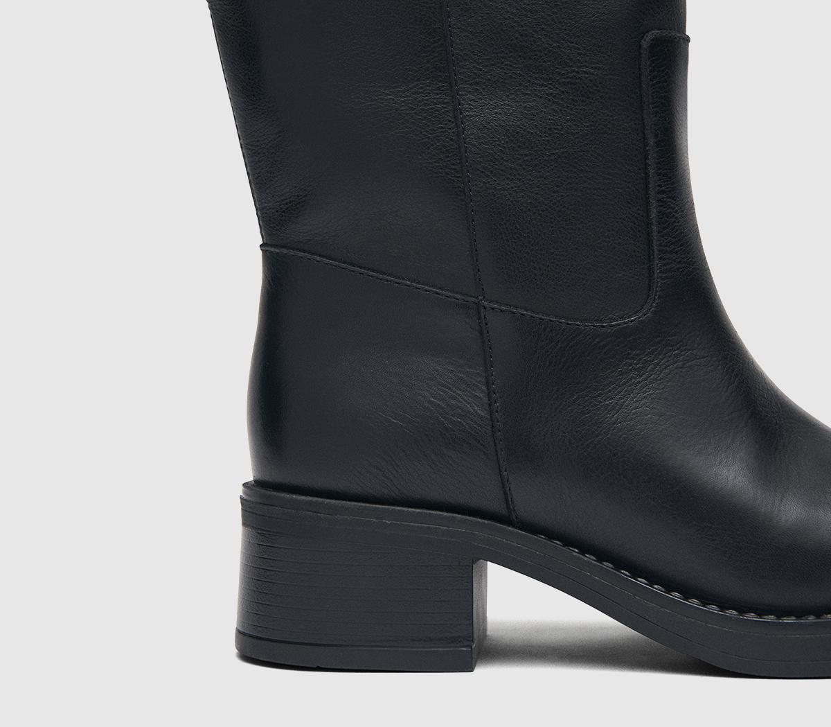 ALOHASRajan BootsBlack Leather