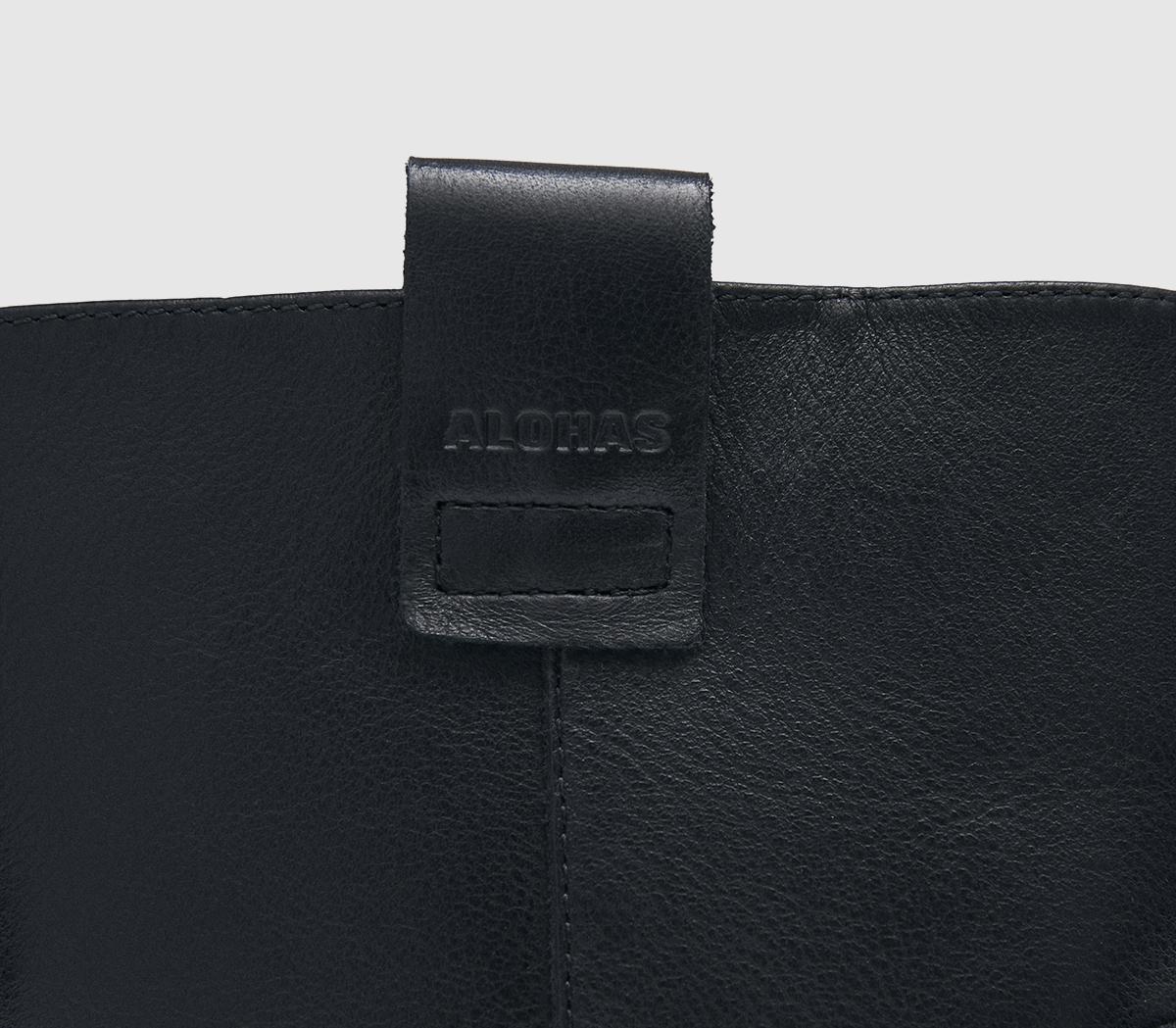 ALOHASRajan BootsBlack Leather
