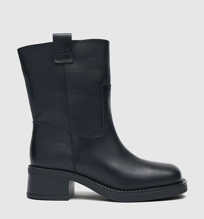 ALOHAS Rajan Boots Black Leather