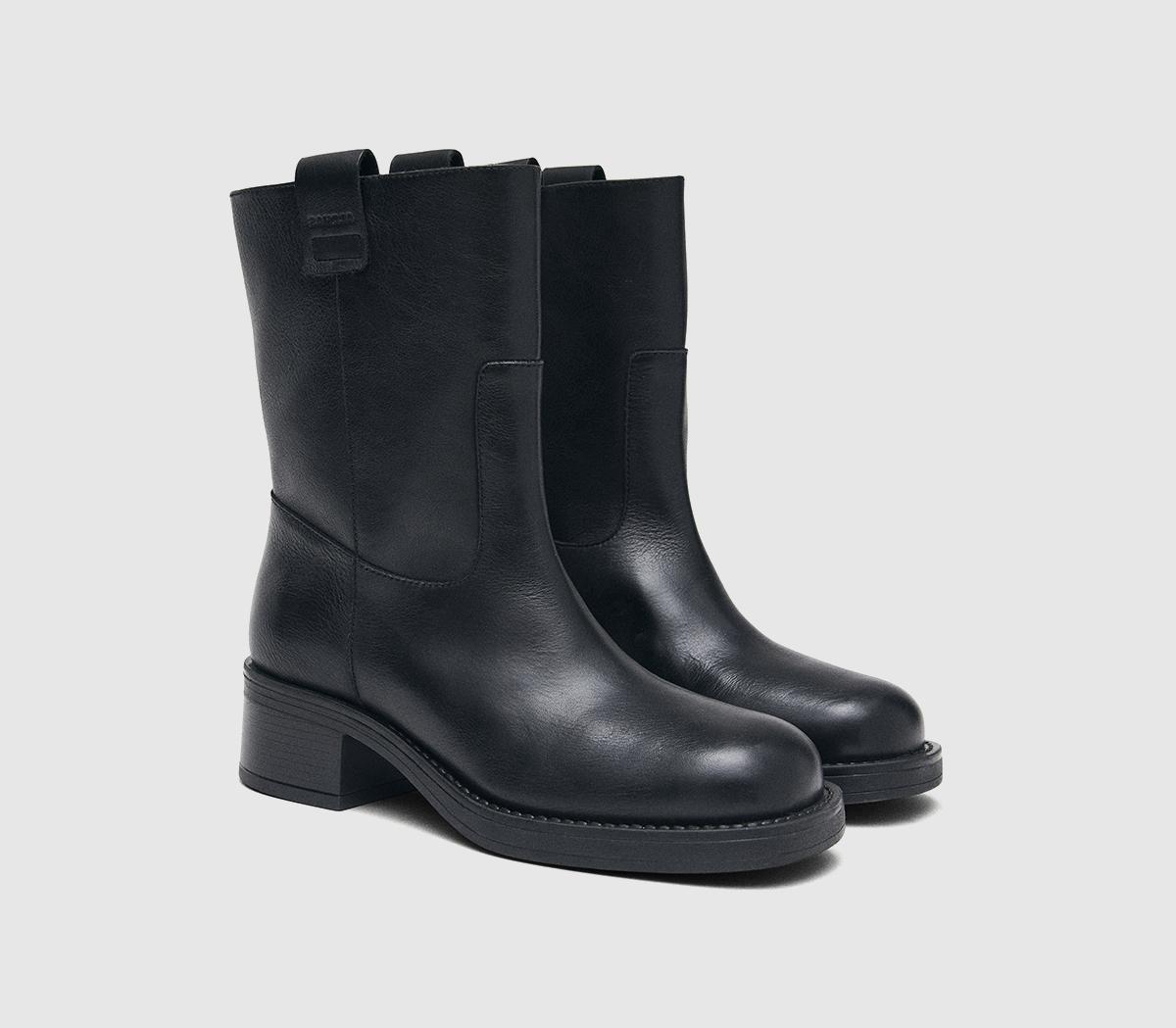 ALOHASRajan BootsBlack Leather