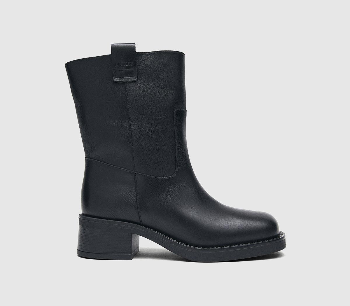 ALOHASRajan BootsBlack Leather