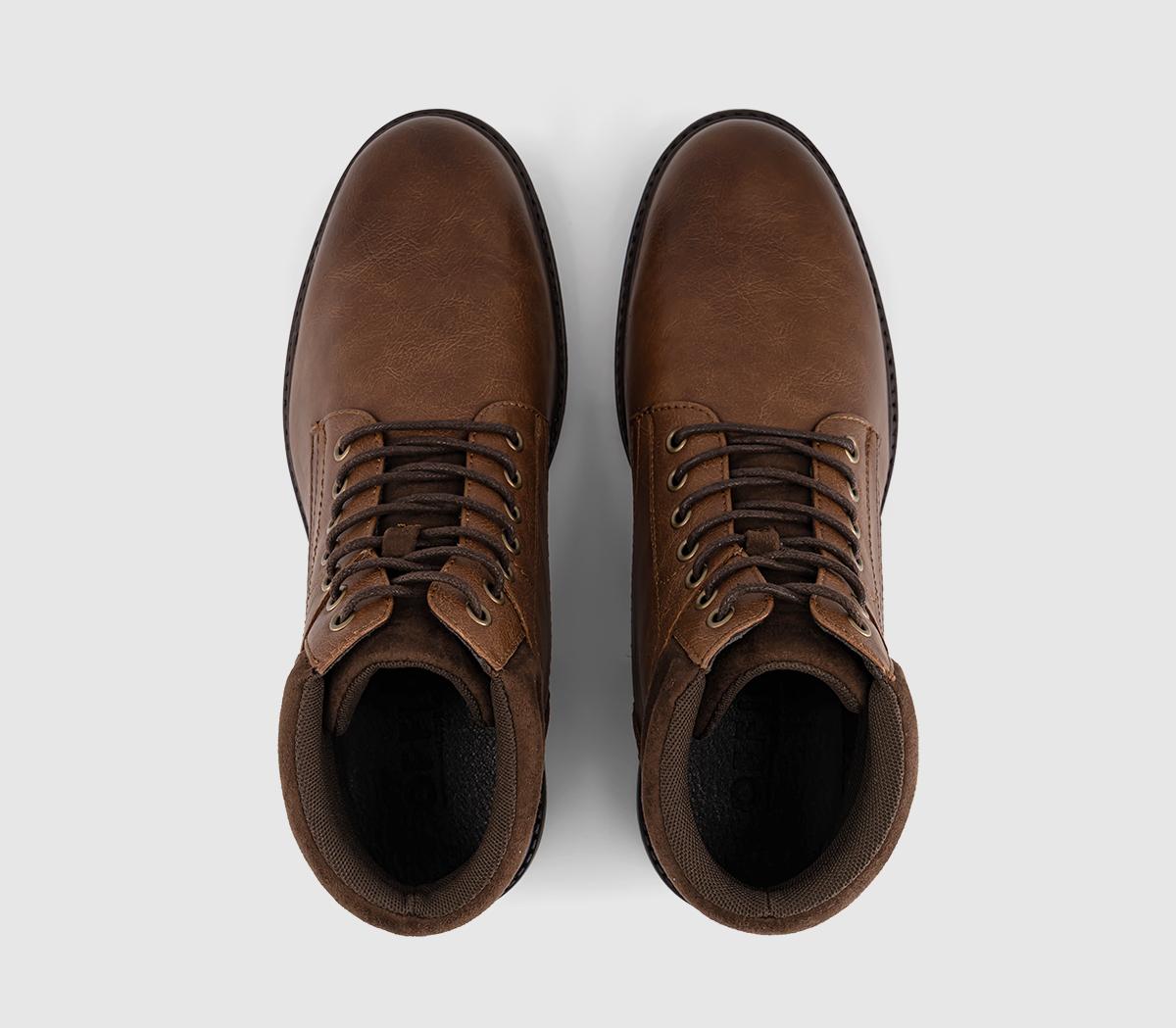 OFFICEBrave Casual Lace Up BootsTan