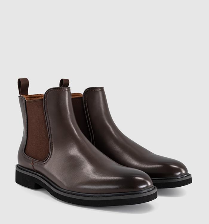 OFFICE Barnsley Smart Chelsea Boots Brown