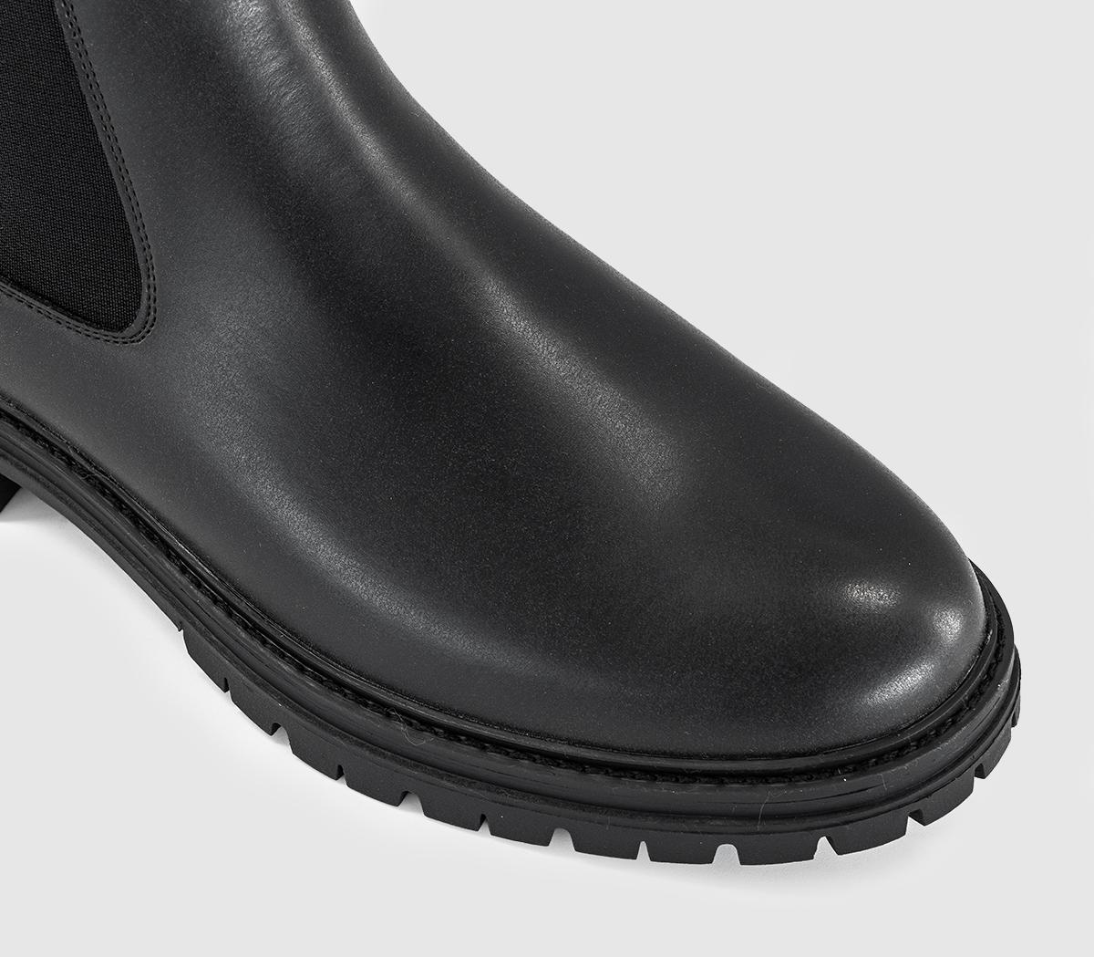 OFFICEBastien Chunky Chelsea BootsBlack