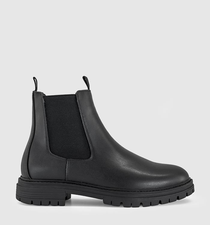 OFFICE Bastien Chunky Chelsea Boots Black