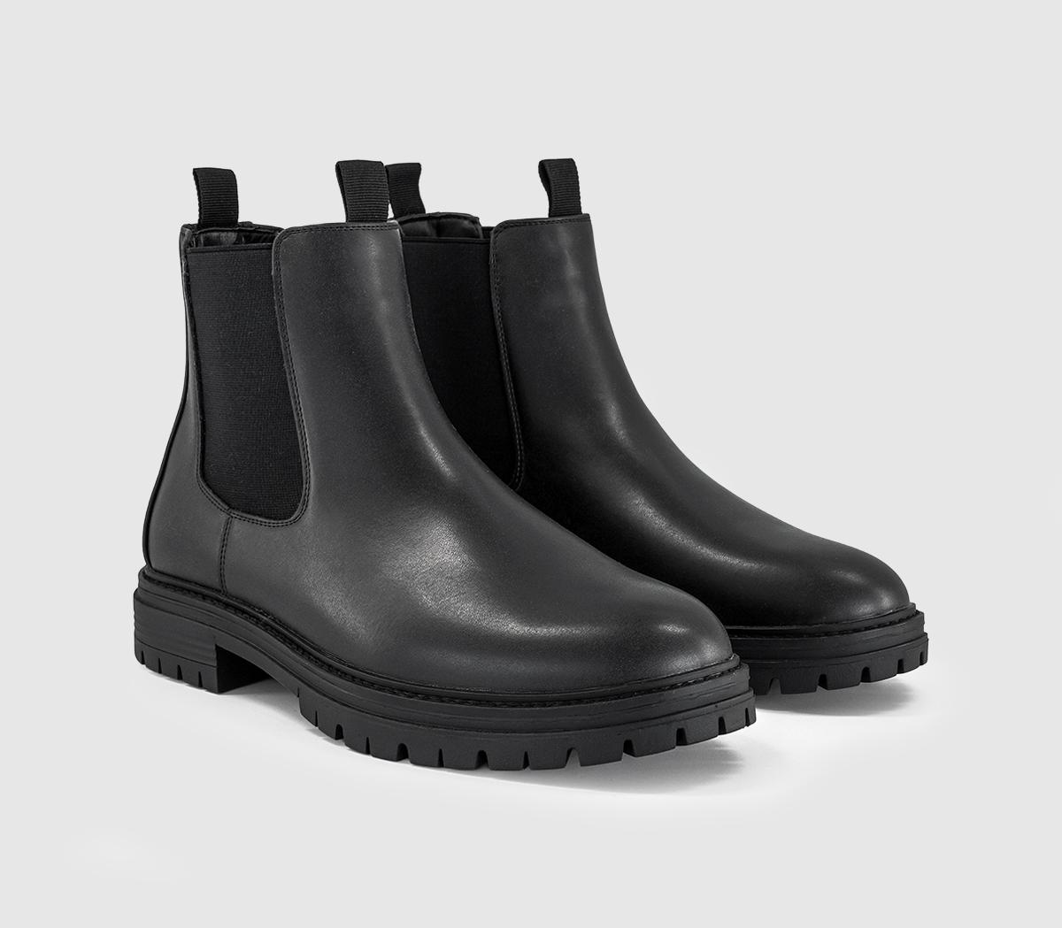 OFFICEBastien Chunky Chelsea BootsBlack