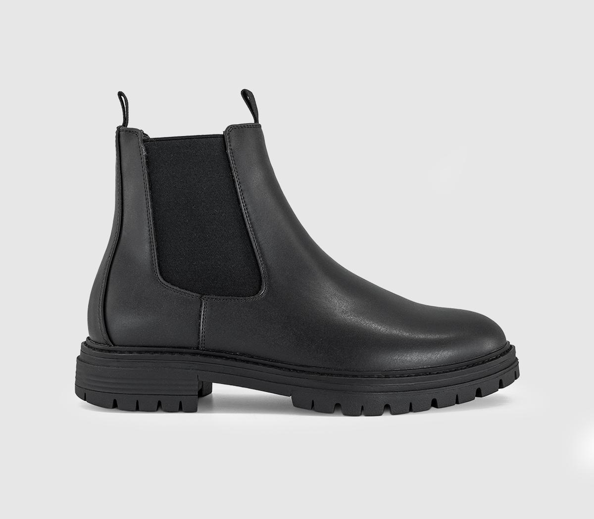 OFFICEBastien Chunky Chelsea BootsBlack