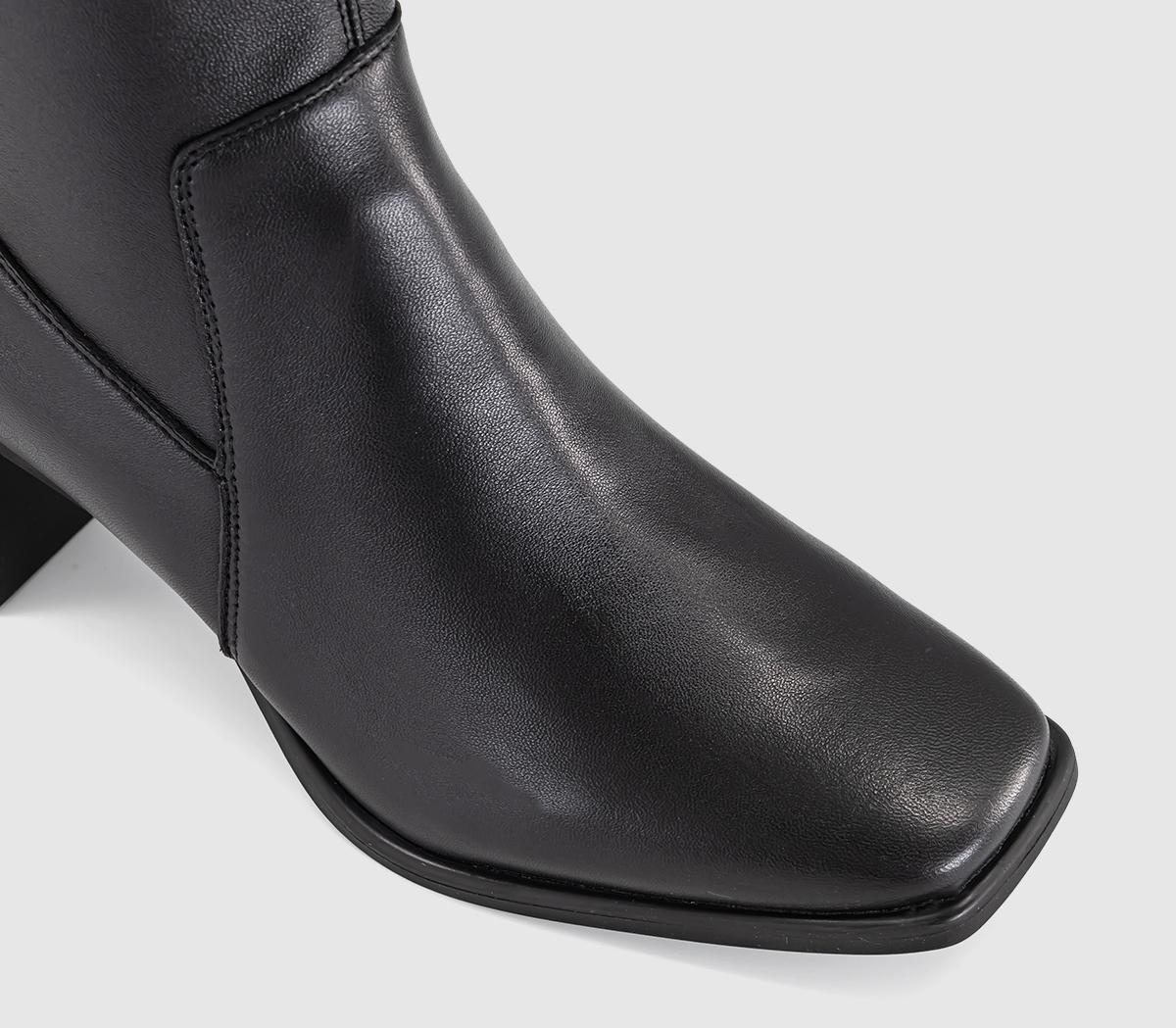 OFFICEAvery - Stretch Ankle BootBlack Leather
