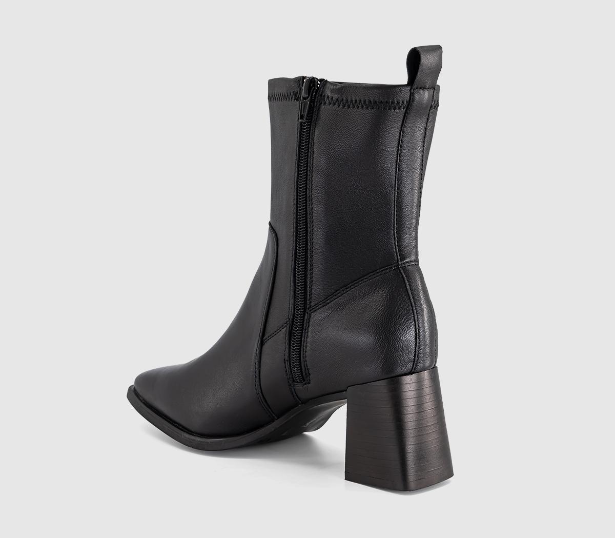 OFFICEAvery - Stretch Ankle BootBlack Leather