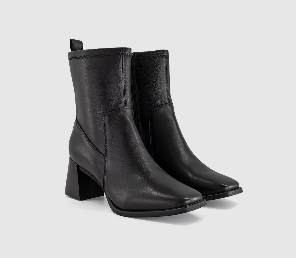 OFFICEAvery - Stretch Ankle BootBlack Leather