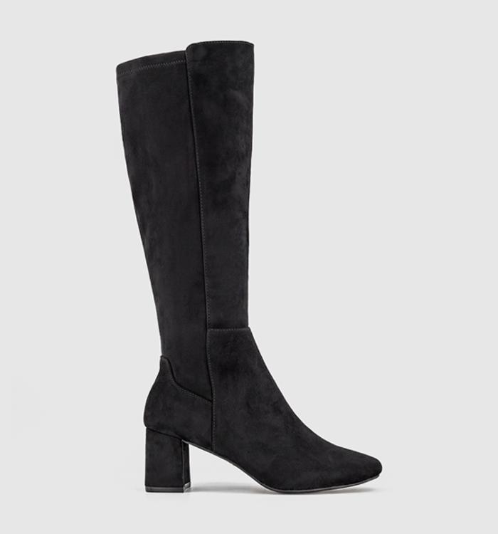 OFFICE Kaye - Stretch Knee Boot Black