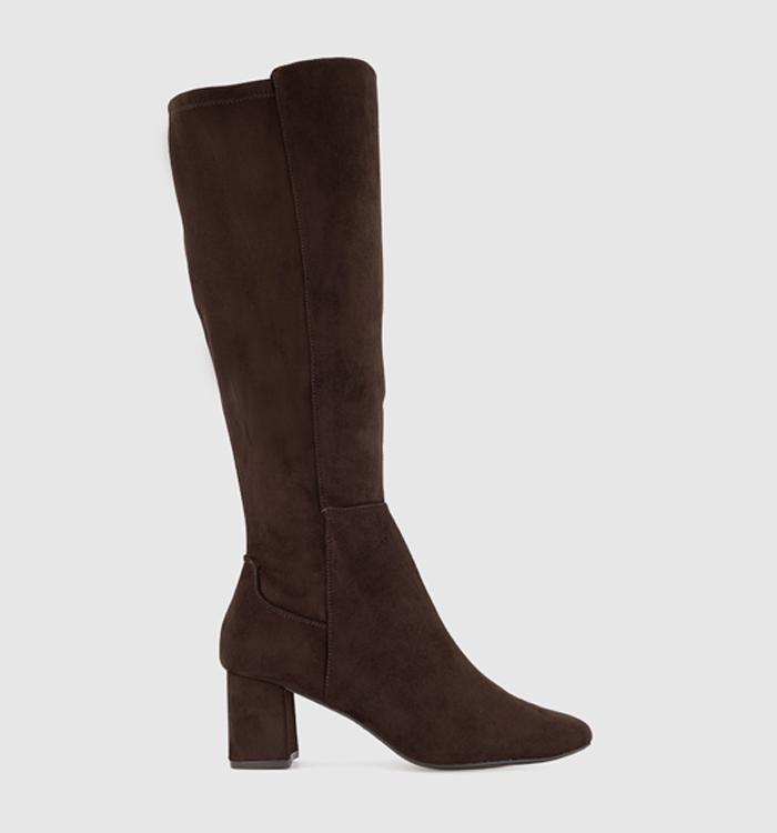 OFFICE Kaye - Stretch Knee Boot Brown