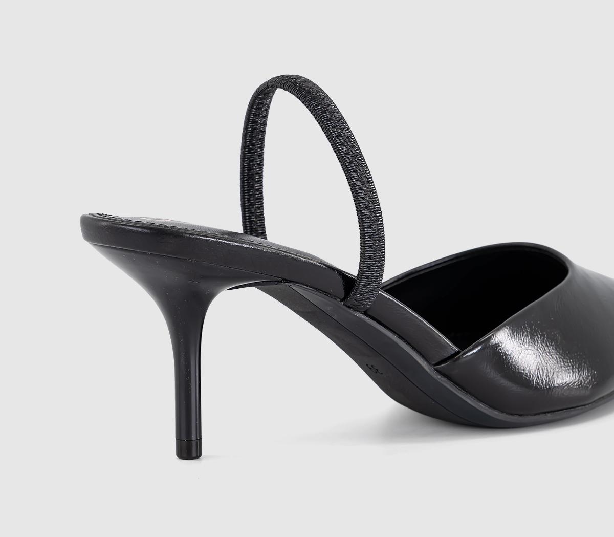 OFFICEMyth Two Part Slingback Court HeelsBlack