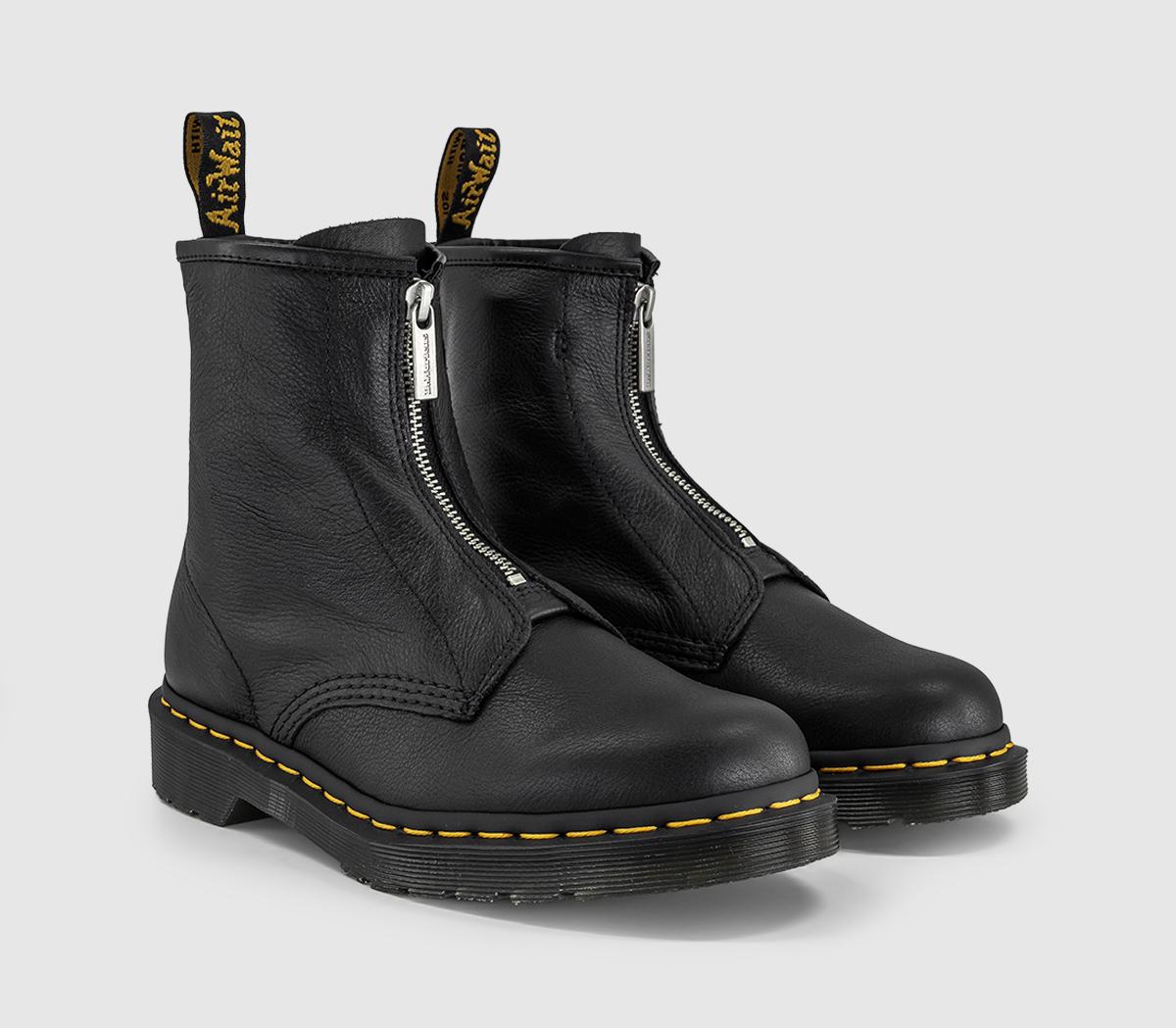 Dr. Martens1460 Front Zip Up BootsBlack Virgina