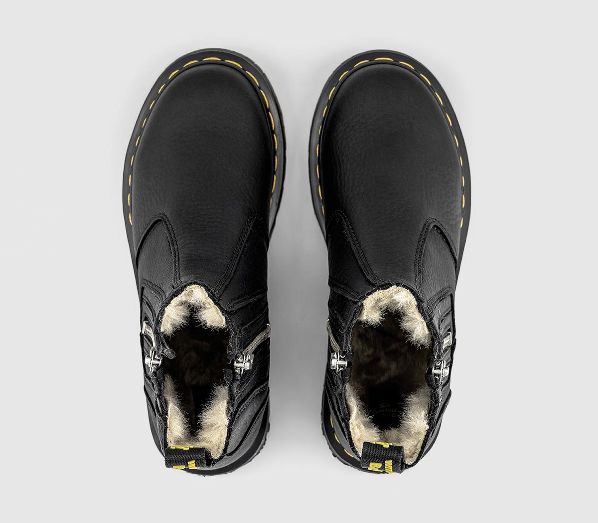 Dr. Martens2976 Alyson Zip Chelsea BootsBlack Grizzly