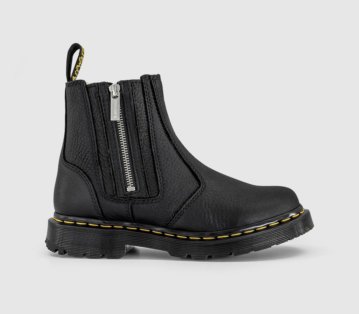 Dr. Martens2976 Alyson Zip Chelsea BootsBlack Grizzly