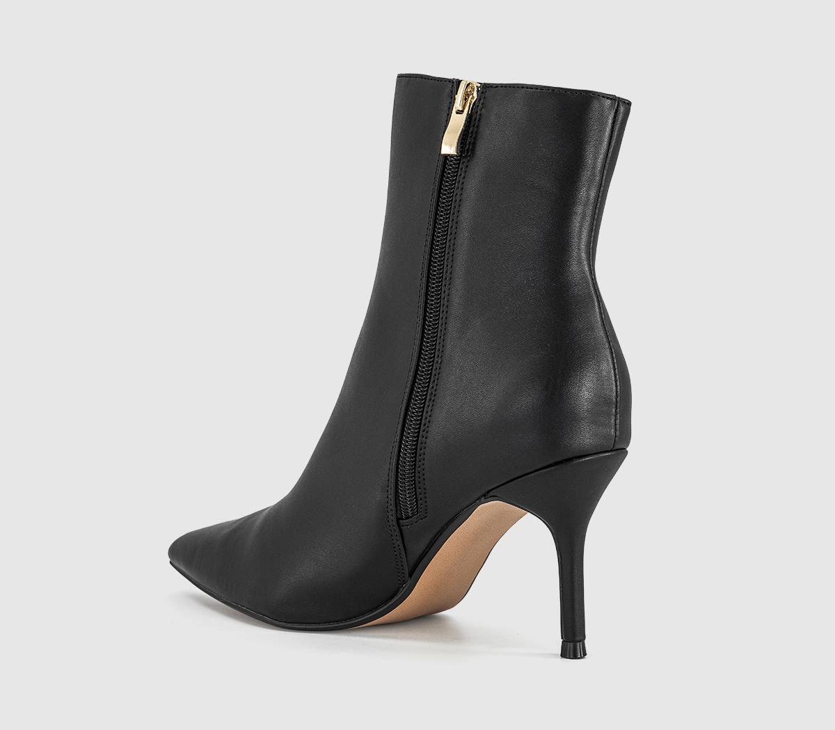 OFFICEAmuse - Smart Stiletto Ankle BootBlack