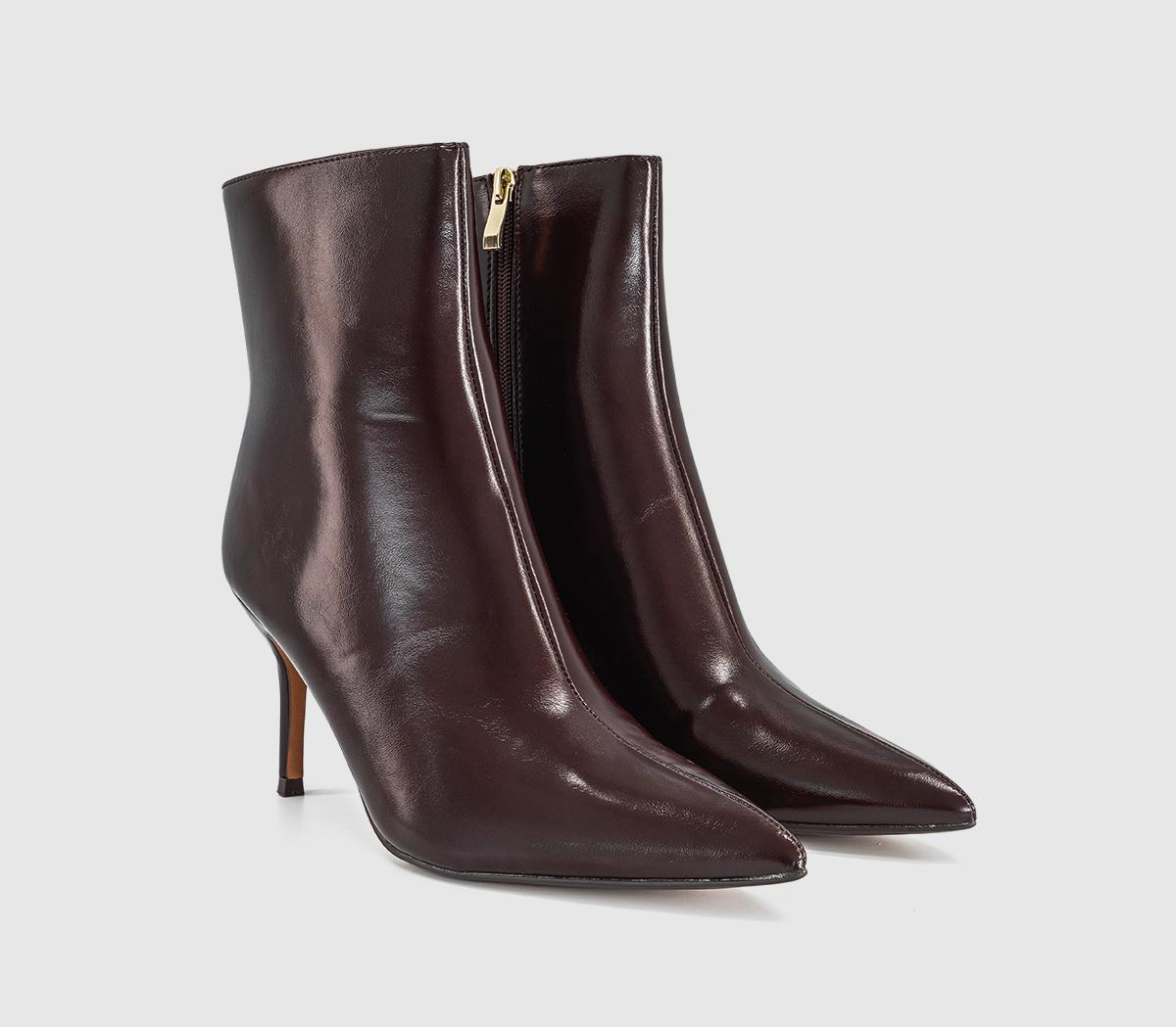 OFFICEAmuse - Smart Stiletto Ankle BootBurgundy