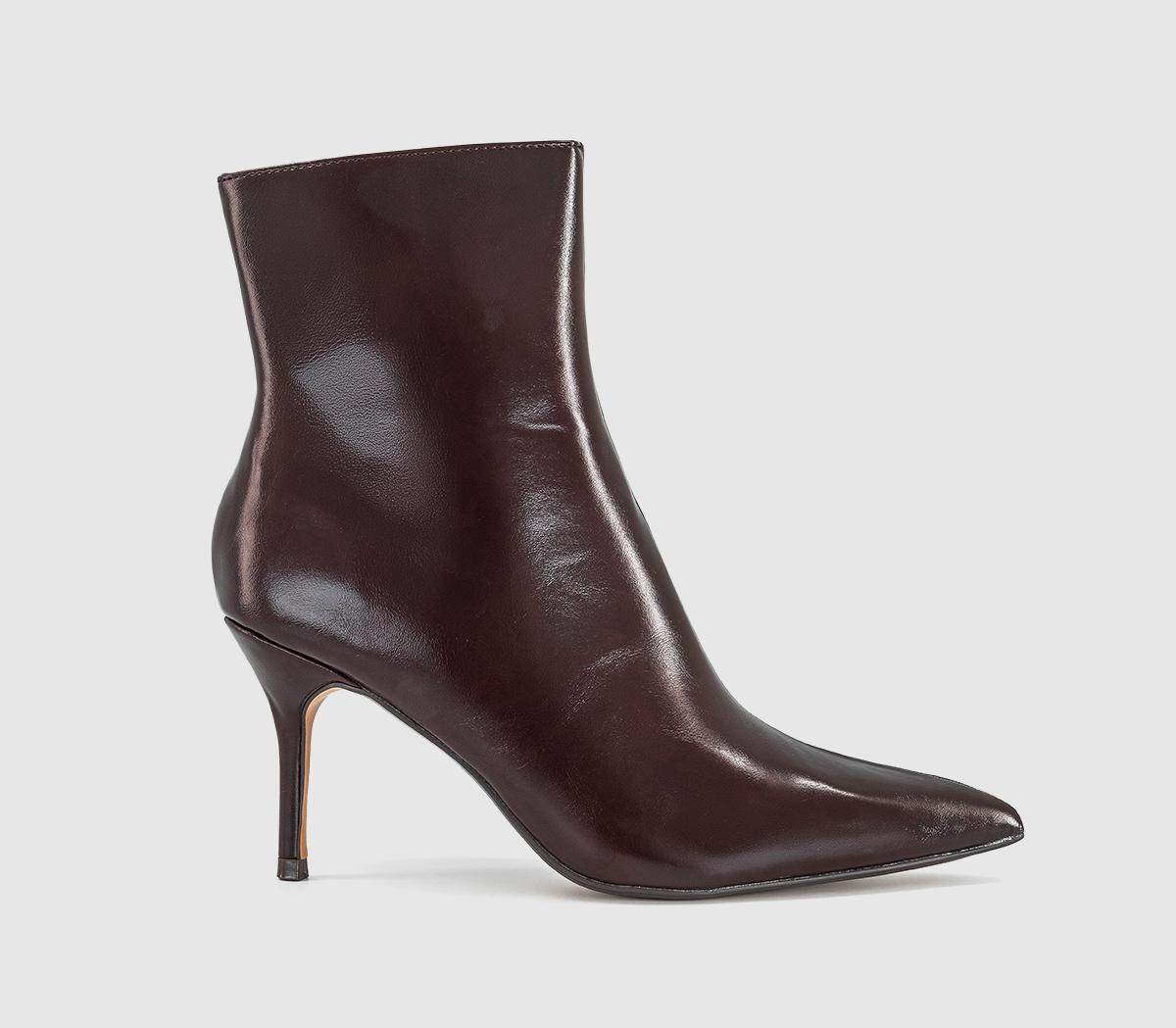 OFFICEAmuse - Smart Stiletto Ankle BootBurgundy