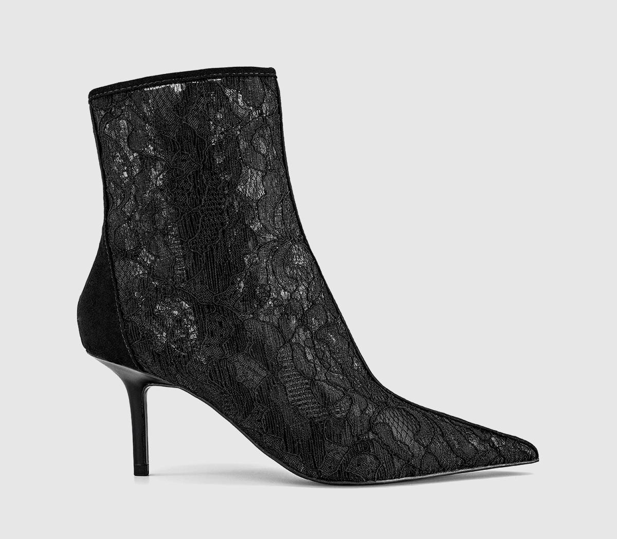OFFICEAffair - Lace Ankle BootBlack Lace