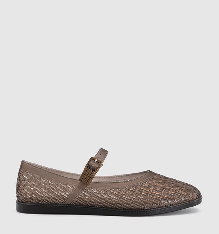 Melissa Melissa Harper Mary Janes Clear Brown
