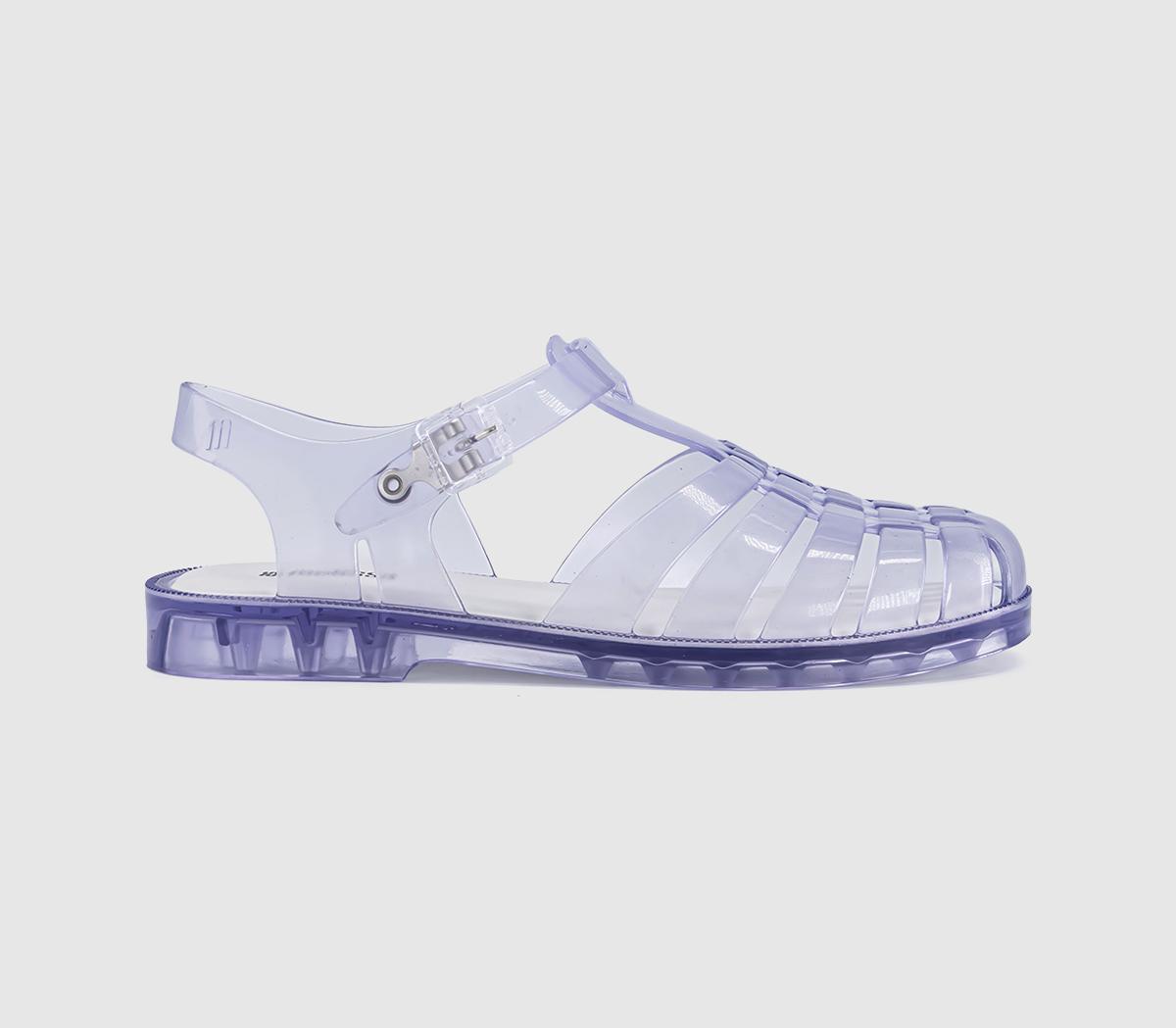Melissa Possession Fisherman Jelly Shoe Clear  White in Women's Size 4, Office Shoes