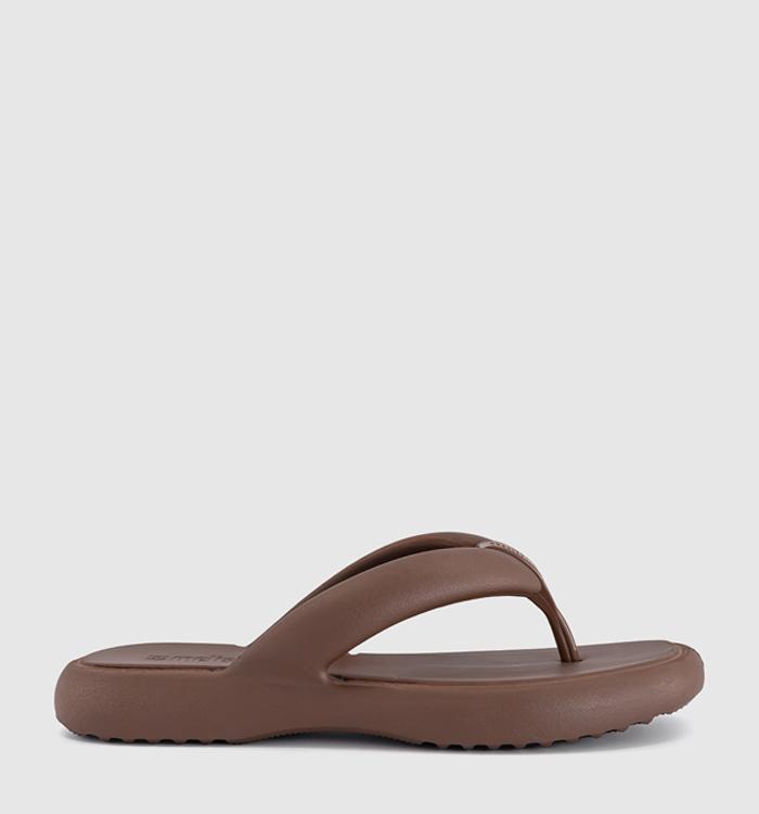 Melissa Melissa Free Low Toe Thong Sandals Bronze