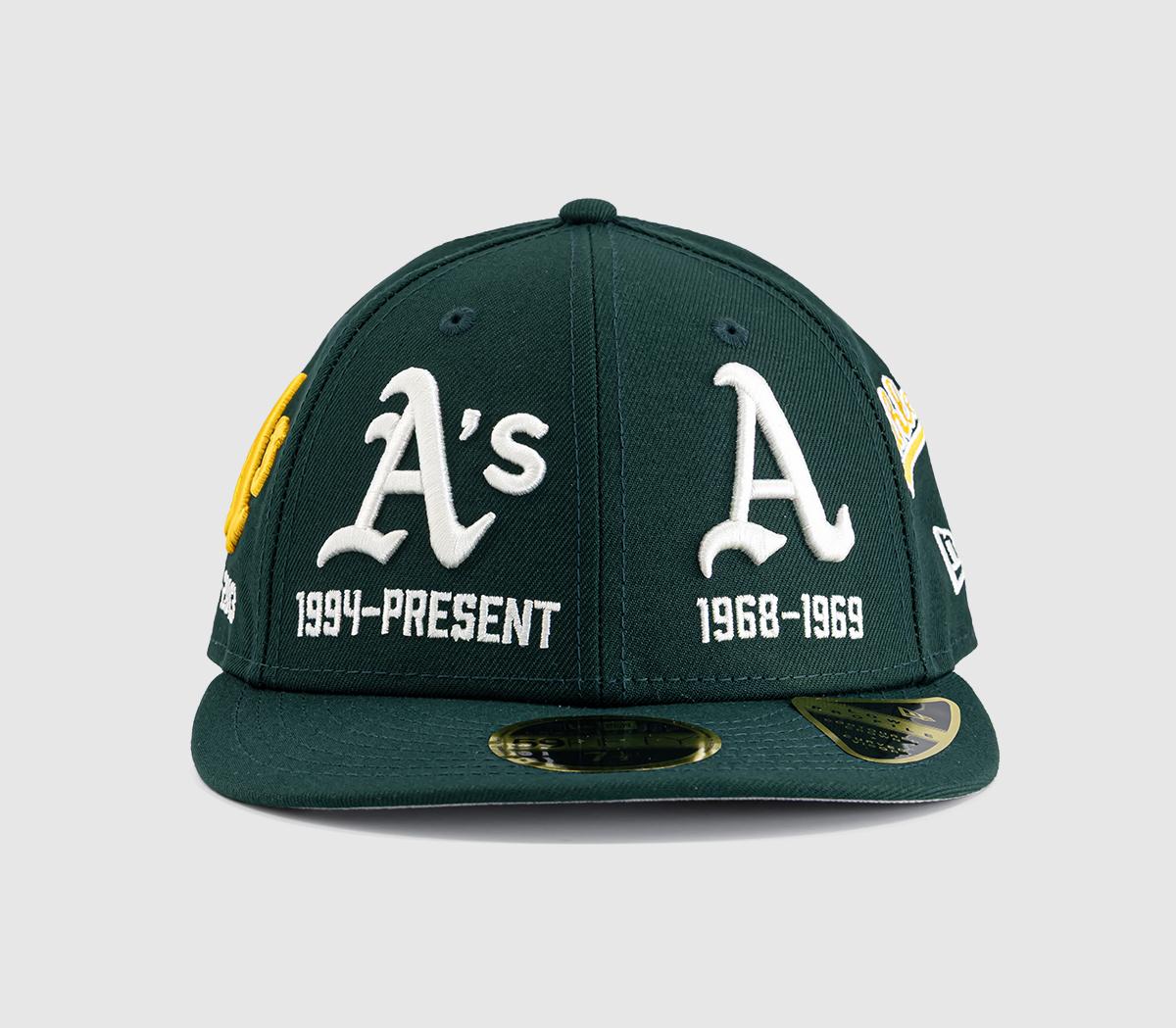 New Era Athletics Mlb Low Profile 59FIFTY Fitted Cap Oakland Athletics Dark Green, 7