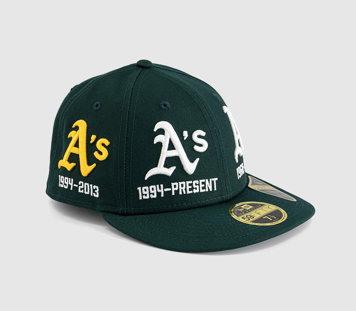 New EraAthletics MLB Low Profile 59FIFTY Fitted CapOakland Athletics Dark Green