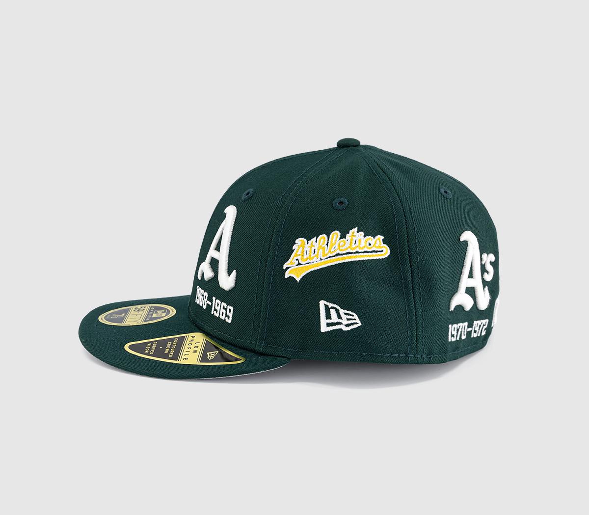 New EraAthletics MLB Low Profile 59FIFTY Fitted CapOakland Athletics Dark Green