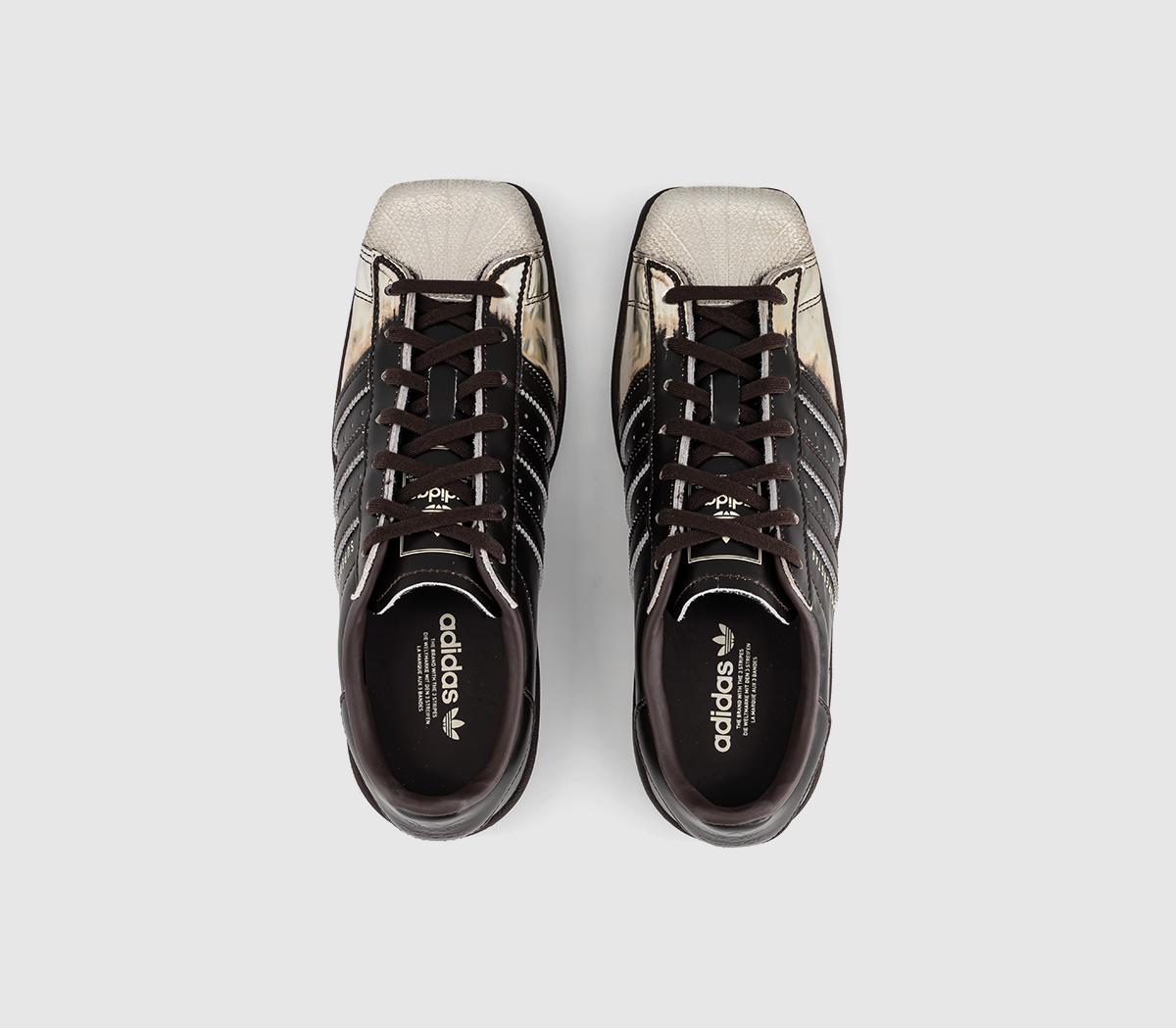 adidasSuperstar SQAurora Coffee Aurora Coffee Cream White