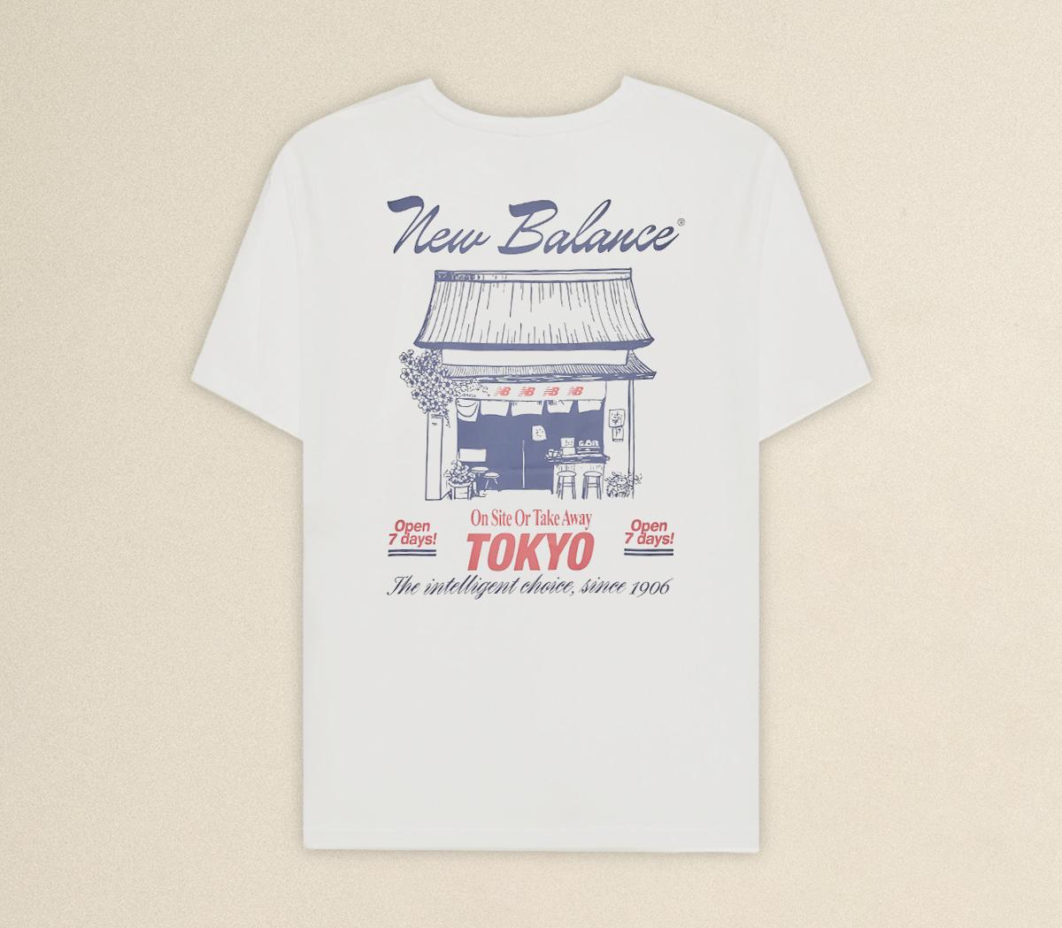 New BalanceNB Grab A Bite T-shirtTokyo Sea Salt