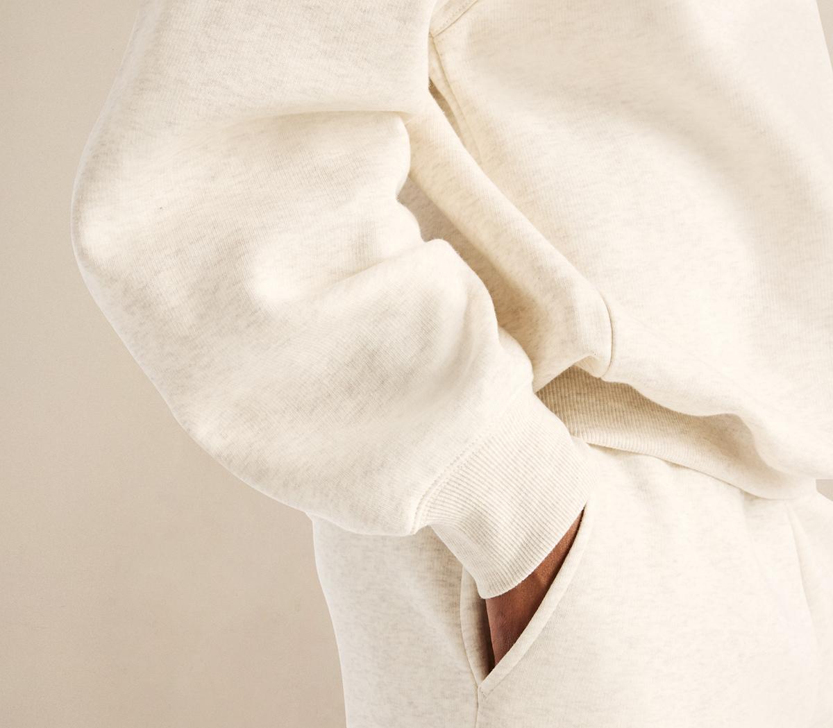 New BalanceTrackside Fleece Half ZipLinen Heather
