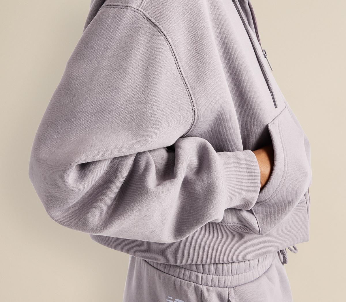 New BalanceTrackside Fleece Full ZipOff Line Grey