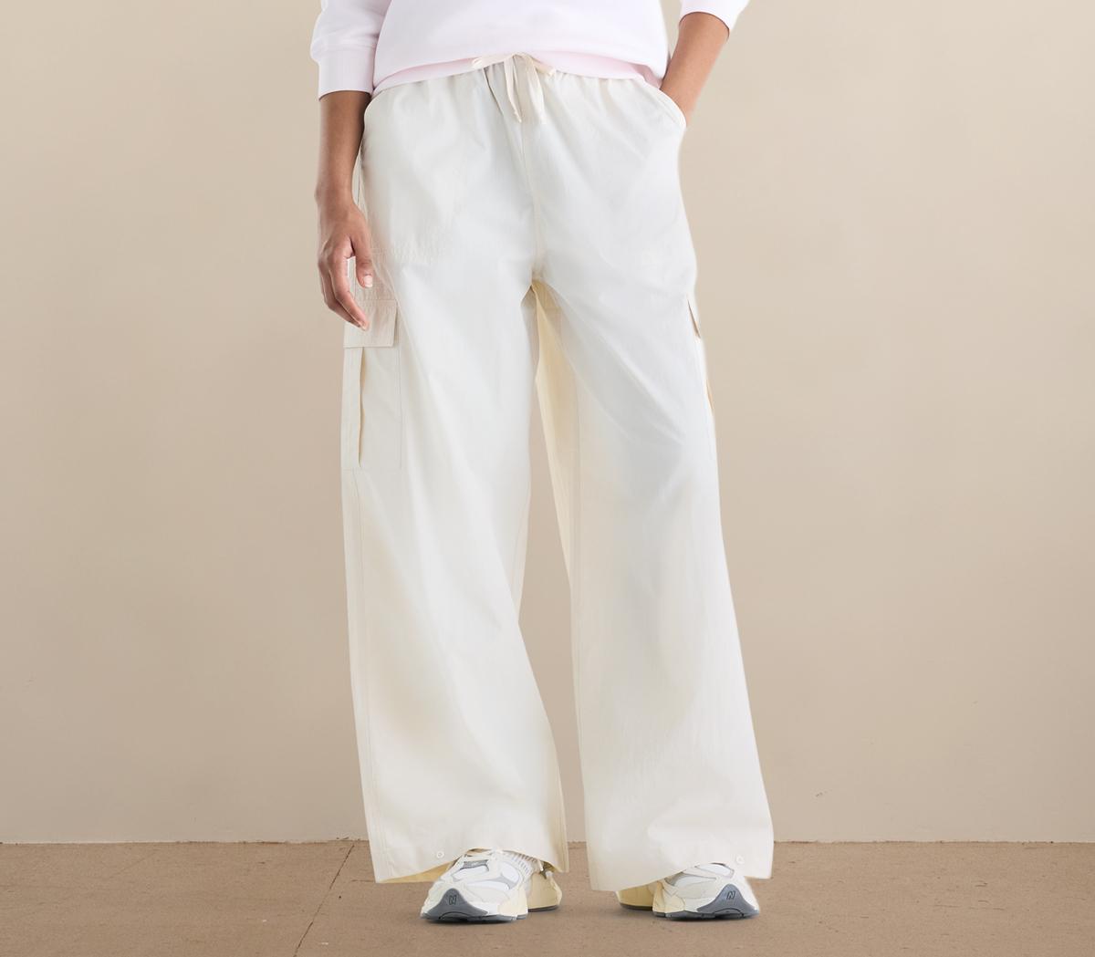 New BalanceWoven Cargo PantsLinen