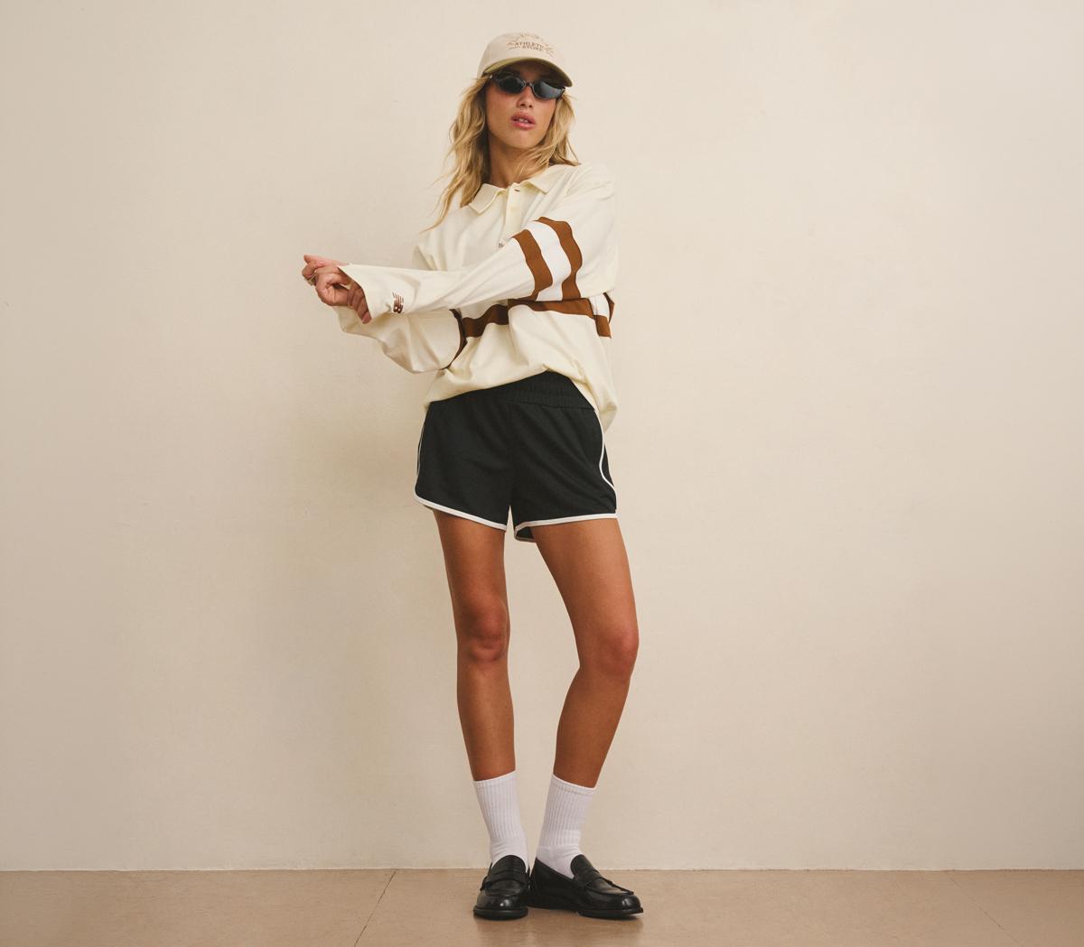 New BalanceNB Sporty Legacy Rugby ShirtAngora