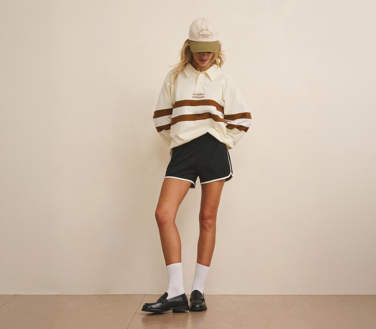 New BalanceNB Sporty Legacy Rugby ShirtAngora