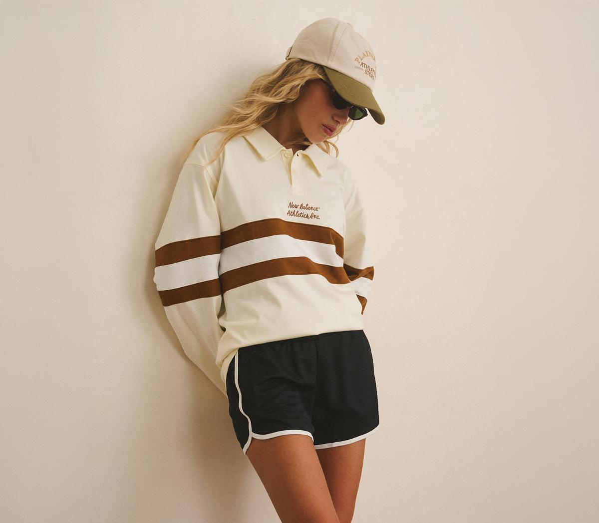 New BalanceNB Sporty Legacy Rugby ShirtAngora