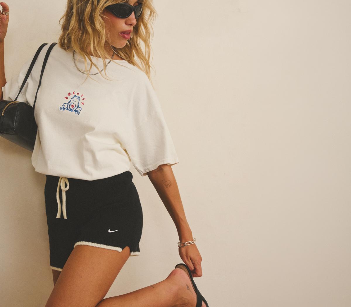 NikeNike Knit ShortsBlack White
